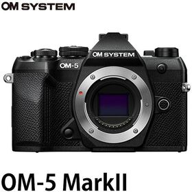 OM SYSTEM デジタル一眼 OM-5 MarkII ボディー ブラック 【送料無料】※欠品：約1ヶ月かかります（7/18現在）