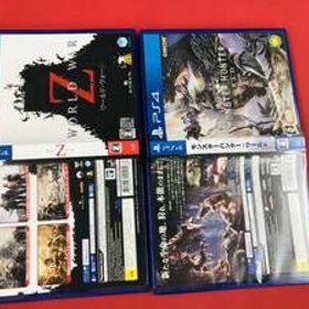 ワールドウォーz world war z モンスターハンター ワールド セット 即落札！！