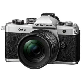 【長期保証付】【先着フラッシュクーポン 最大2000円OFF!】OM SYSTEM OM-3 12-45mm F4.0 PROレンズキット シルバー ミラーレス一眼デジタルカメラ OM3L1245KSLV