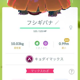 (非対面トレード)色違い✨キョダイマックスフシギバナXXS | ポケモンGOのアカウントデータ、RMTの販売・買取一覧