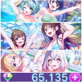 初期垢＊石6万↑＊星4×43＊かのかりコラボコンプ🌈🎀🫧 | グルミク(D4DJ Groovymix)のアカウントデータ、RMTの販売・買取一覧