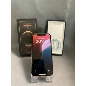 アイフォーン(iPhone)の超美品 国内版 SIMフリー iPhone12 Pro 128GB ゴールド色(スマートフォン本体)