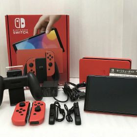 【12/19(金)20時〜全品ポイント10倍！要エントリー！】ニンテンドウ 任天堂 Nintendo Switch 有機ELモデル マリオレッド HEG-S-RAAAA 【中古】