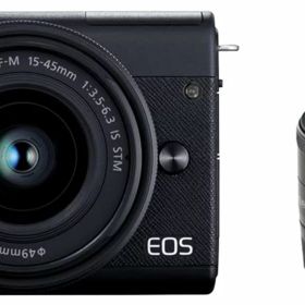 【中古】Canon キヤノン EOS M200 ダブルレンズキット ブラック