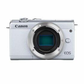 【中古】【1年保証】【美品】Canon EOS M200 ボディ ホワイト
