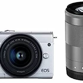 【中古】Canon ミラーレス一眼カメラ EOS M200 ダブルズームキット ホワイト EOSM200WH-WZK