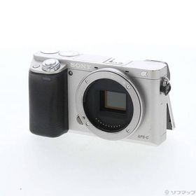 〔中古〕SONY(ソニー) α6000 ボディ シルバー ILCE-6000〔295-ud〕