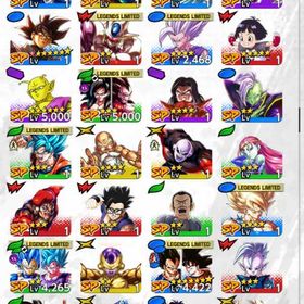 戦闘力400万 Zレベル152 星5SPキャラ265体 | ドラゴンボールレジェンズのアカウントデータ、RMTの販売・買取一覧