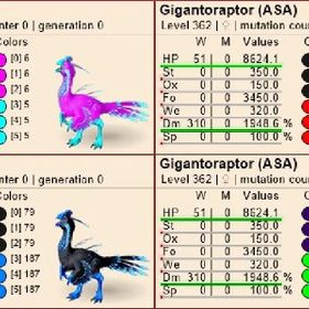 Gigantoraptor TOP | ARK Survival Evolvedのアカウントデータ、RMTの販売・買取一覧