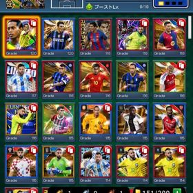 MSN＋ロナウジーニョ‼︎メッシ＋ネイマールはキラ可‼︎PB1800↑ | eFootball ウイコレのアカウントデータ、RMTの販売・買取一覧