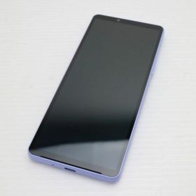 エクスペリア(Xperia)の超美品 SOG11 Xperia 10 V ラベンダー M666(スマートフォン本体)