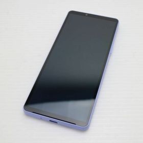 エクスペリア(Xperia)の超美品 SOG11 Xperia 10 V ラベンダー M666(スマートフォン本体)