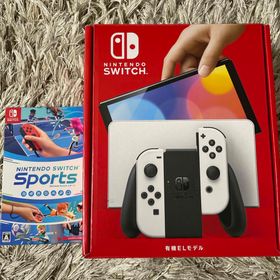 ニンテンドースイッチ(Nintendo Switch)のスイッチ本体 スポーツソフト付き 有機ELモデル(家庭用ゲーム機本体)