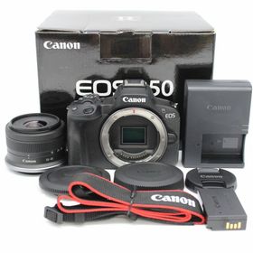 キヤノン(Canon)のほぼ新品 EOS R50 RF-S18-45 IS STMレンズキット番:531(その他)