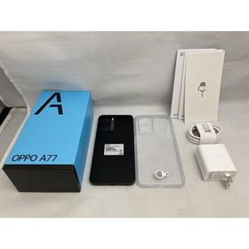 オッポ OPPO 【SIMフリー】OPPO A77 128GB ブラック CPH2385