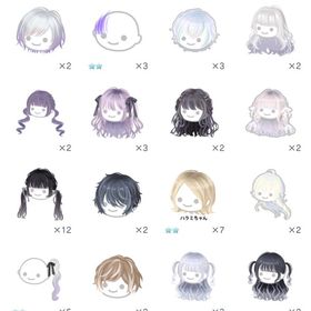ダブりまとめ【髪型④】50円～ | ピグパ(ピグパーティ)のアカウントデータ、RMTの販売・買取一覧
