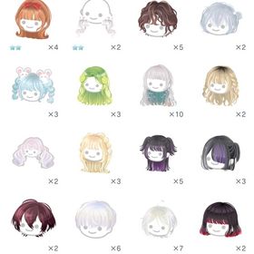 ダブりまとめ【髪型③】50円～ | ピグパ(ピグパーティ)のアカウントデータ、RMTの販売・買取一覧
