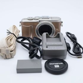オリンパス(OLYMPUS)のOLYMPUS PEN E-PL10 ボディ ブラウン 番:494(ミラーレス一眼)