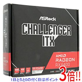 【1日と5.0のつく日、18日はポイント3倍！】ASRock製グラボ Radeon RX 6400 Challenger ITX 4GB PCIExp 4GB