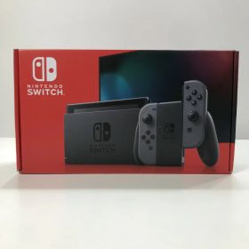 【中古美品】 Nintendo Switch ニンテンドー スイッチ 本体 Joy-Con(L) (R) グレー 2019モデル 034-250722-mh-56-fuz 万代Net店