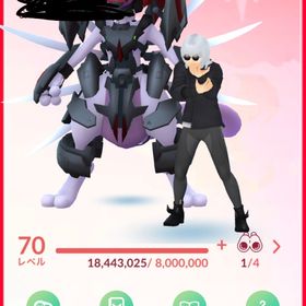 TL70✨プラチナメダル43枚✨総ポケモン数6000匹!グラジオポーズあり✨✨ワンオーナー✨ | ポケモンGOのアカウントデータ、RMTの販売・買取一覧