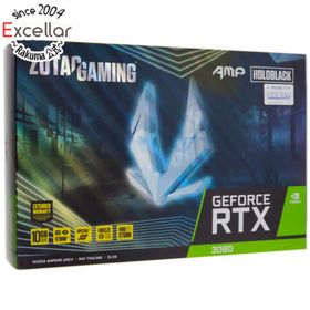 ZOTAC製グラボ GAMING GeForce RTX 3080 AMP Holo ZT-A30800F-10P PCIExp 10GB 訳あり 元箱あり(PCパーツ)