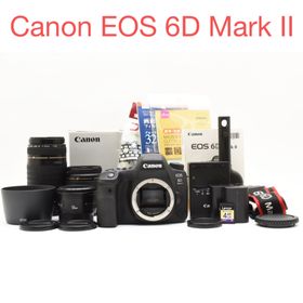 キヤノン(Canon)のCanon EOS 6D mark II 標準&望遠&単焦点トリプルレンズセット(デジタル一眼)