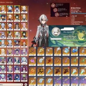 🔥 【アジア】AR55💎8 レジェンド🔥フリーナ C5🔥ヌヴィレット🔥ディルック C2🔥ティグナリ C1🔥刻晴 C1✨23 ゴールド スター862💎 原石✴️0 紡がれた運命 リセマラ