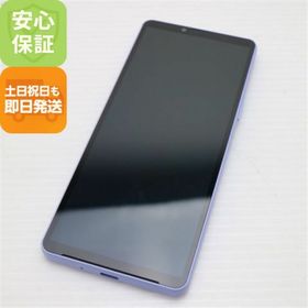 エクスペリア(Xperia)の超美品 SOG11 Xperia 10 V ラベンダー M555(スマートフォン本体)