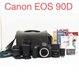 キヤノン(Canon)のデジタル一眼レフカメラCanon EOS 90D標準&望遠ダブルレンズセット(デジタル一眼)