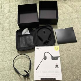 アフターショックス(AFTERSHOKZ)のSHOKZ 骨伝導イヤホン OpenComm UC Black SKZ-EP-0(ヘッドフォン/イヤフォン)