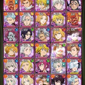 全体闘級600万 ランク117 URキャラ170体 SSRキャラ57体 | グラクロのアカウントデータ、RMTの販売・買取一覧