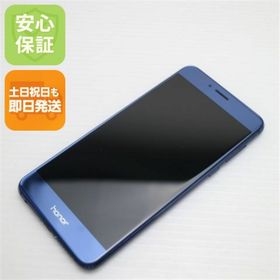 ファーウェイ(HUAWEI)の超美品 SIMフリー HUAWEI honor 8 ブルー M111(スマートフォン本体)