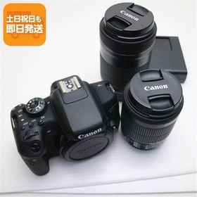 超美品 EOS Kiss X8i ダブルズームキット ブラック 即日発送 一眼レフ Canon 本体 あすつく 土日祝発送OK