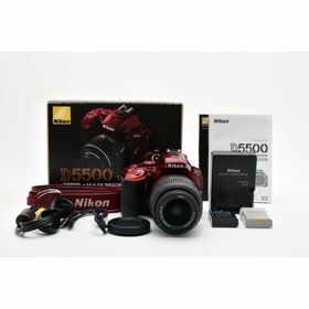 【箱付き】 Nikon ニコン D5500 レッド デジタル一眼カメラ(デジタル一眼)
