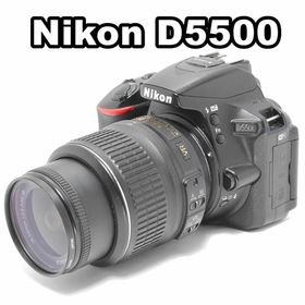 ニコン(Nikon)の【美品】Nikon D5500 Wi-Fi搭載 すぐスマホ転送 タッチパネル撮影(デジタル一眼)