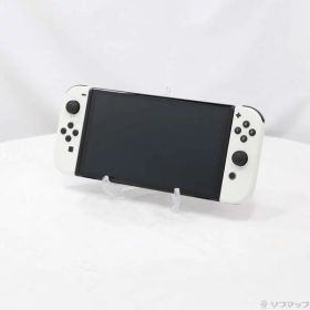 【中古】Nintendo(任天堂) Nintendo Switch 有機ELモデル Joy-Con(L)／(R) ホワイト 【305-ud】