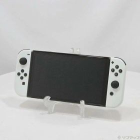 【中古】Nintendo(任天堂) Nintendo Switch 有機ELモデル Joy-Con(L)／(R) ホワイト 【305-ud】