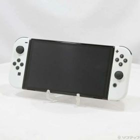 【中古】Nintendo(任天堂) Nintendo Switch 有機ELモデル Joy-Con(L)／(R) ホワイト 【220-ud】