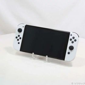 【中古】Nintendo(任天堂) Nintendo Switch 有機ELモデル Joy-Con(L)／(R) ホワイト 【371-ud】