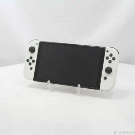 【中古】Nintendo(任天堂) Nintendo Switch 有機ELモデル Joy-Con(L)／(R) ホワイト 【305-ud】