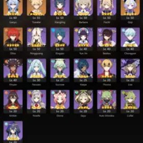 👑 AI 👑 冒険ランク 40 👑 5x ファイブ星5 25 👑 チャーズ 👑 Qiqi 👑甘雨 👑 ディルック 👑