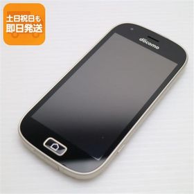 超美品 F-03K らくらくスマートフォン me ゴールド スマホ 即日発送 白ロム 中古 DoCoMo 富士通 あすつく 土日祝発送OK