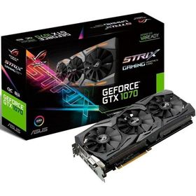 ASUS R.O.G. STRIXシリーズ NVIDIA GeForce GTX1070搭載ビデオカード オーバークロック メモリ8GB S