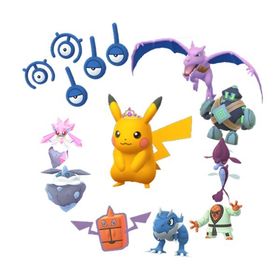 【砂1160万】GOフェス2023NY✨色違いアンノーン!3匹・紫冠ピカチュウ7・色違い147匹 | ポケモンGOのアカウントデータ、RMTの販売・買取一覧