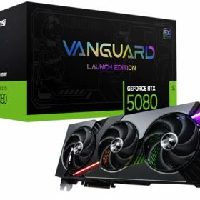 MSI GeForce RTX 5080 16G VANGUARD SOC LAUNCH EDITION グラフィックスカード VD8973
