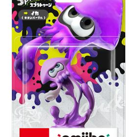 【即納★新品】amiibo イカ【ネオンパープル】(スプラトゥーンシリーズ)【2017年07月21日発売】