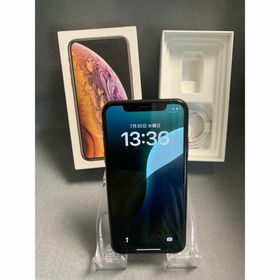 アイフォーン(iPhone)の中古 国内版 SIMフリー iPhoneXS 256GB ゴールド色 (スマートフォン本体)