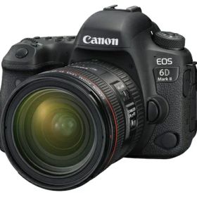 【中古】 Canon デジタル一眼レフカメラ EOS 6D Mark II EF24-70 F4L IS USM レンズキット EOS6DMK2-2470ISLK