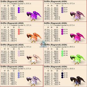 🎨【多色グリフィン特集】選べる豊富なカラーバリエーション！ | ARK Survival Evolvedのアカウントデータ、RMTの販売・買取一覧
